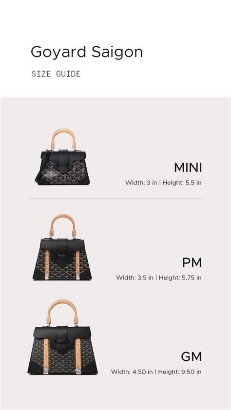 goyard saigon 價錢|Goyard bag dimensions.